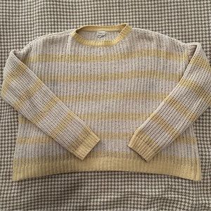 Yellow/White Stripped Sweater